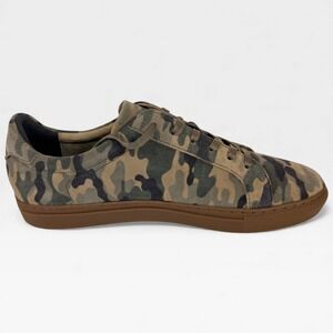 BANANA REPUBLIC Nicklas Suede Leather Camouflage Sneakers Men 10-1/2M Army